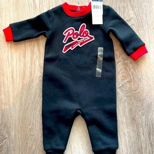 Polo by Ralph Lauren long sweater onesie for boys, 6 months